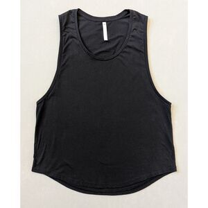 Fabletics Women's Wide Arm Muscle Tank Black Size L